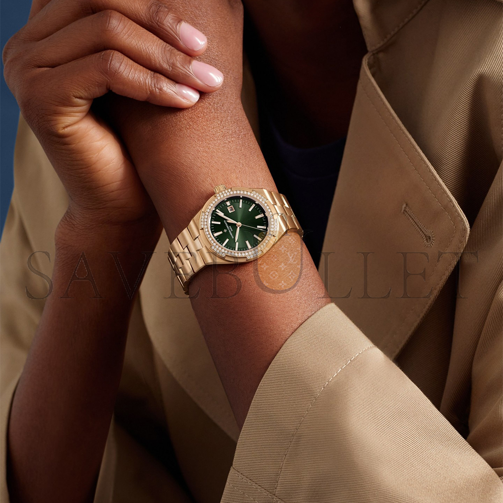 vacheron Co*sta*t*n overseas self-winding 35 mm pink gold watch 4605v/200r-b969